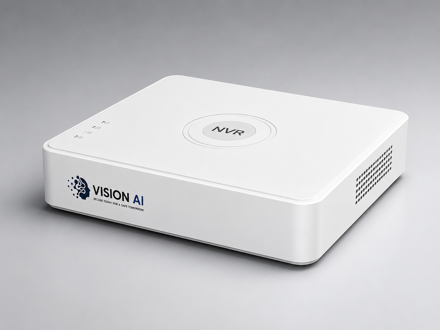 Vision AI 8 Channel PoE NVR with 4K Ultra HD Output, 4 PoE Ports & Up to 8TB Storage